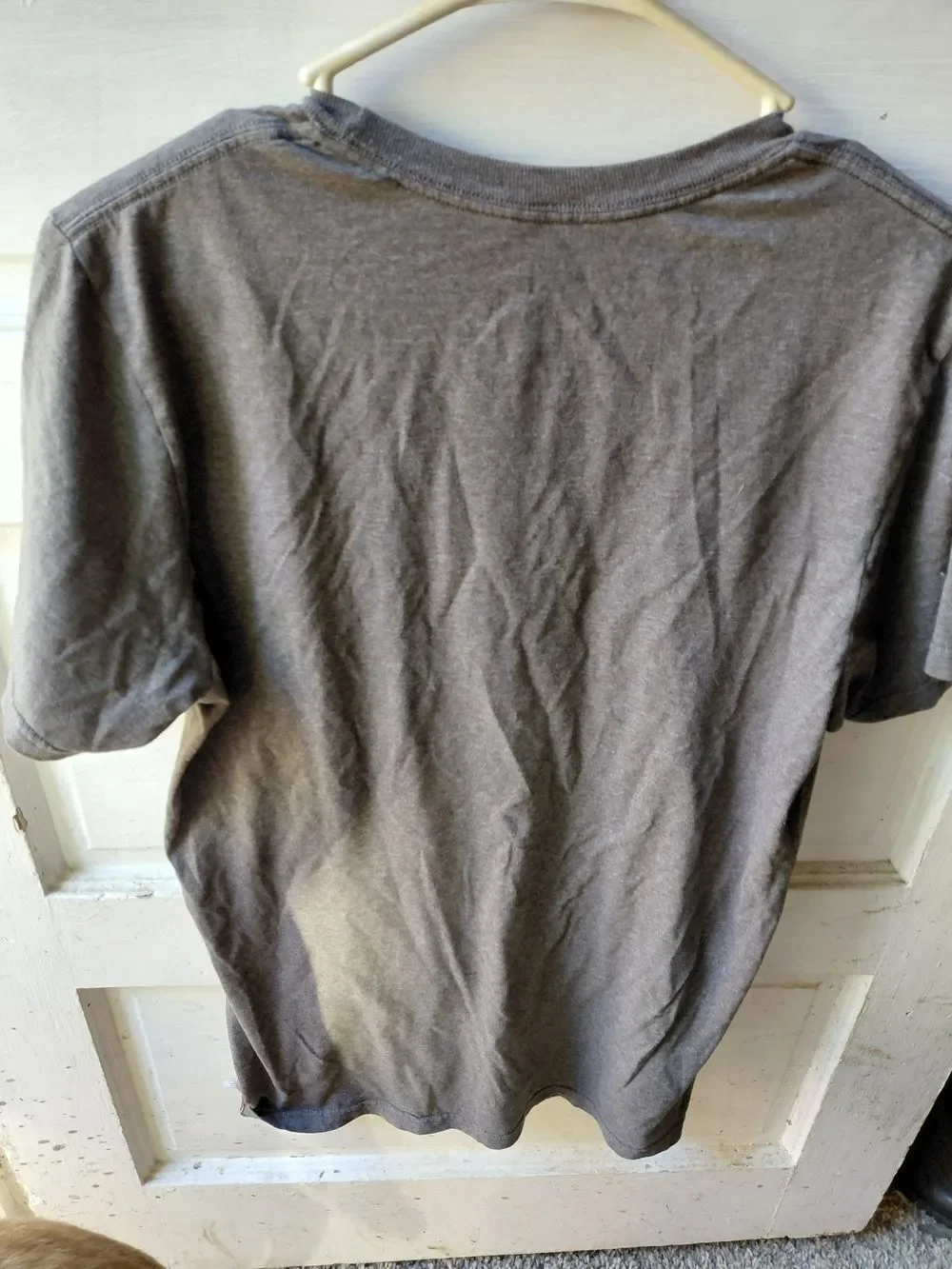 Adidas Michigan Baseball Short Sleeve Tee - Gray with Yellow Logo